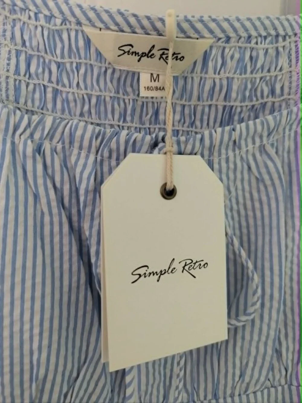 Simple Retro "Maisie French Tie" cotton dress, size M, NWT - Picture 11 of 12